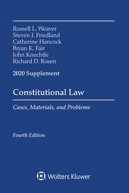 Abbildung von Weaver / Friedland | Constitutional Law | 1. Auflage | 2020 | beck-shop.de