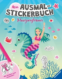 Abbildung von Mein Ausmal-Stickerbuch: Meerjungfrauen | 1. Auflage | 2022 | beck-shop.de