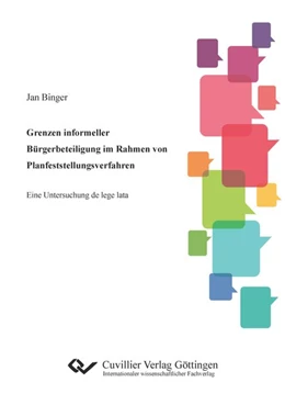 Abbildung von Binger | Grenzen informeller Bürgerbeteiligung im Rahmen von Planfeststellungsverfahren | 1. Auflage | 2020 | beck-shop.de