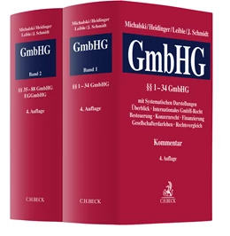 Abbildung von Michalski / Heidinger | Kommentar zum Gesetz betreffend die Gesellschaften mit beschränkter Haftung (GmbH-Gesetz): GmbHG | 4. Auflage | 2023 | beck-shop.de