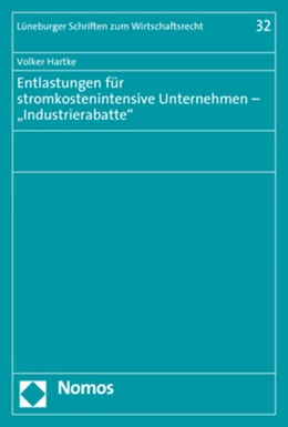 Abbildung von Hartke | Entlastungen für stromkostenintensive Unternehmen - 