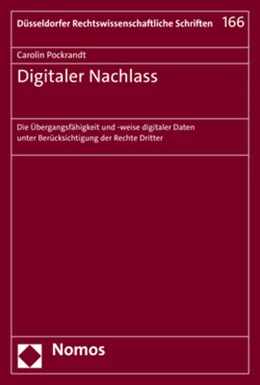 Abbildung von Pockrandt | Digitaler Nachlass | 1. Auflage | 2020 | 166 | beck-shop.de