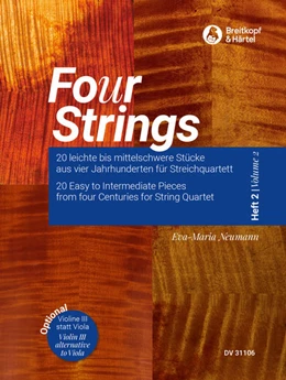 Abbildung von Neumann | Fo(u)r Strings, Heft 2 -20 leichte bis mittelschwere Stücke aus vier Jahrhunderten für Streichquartett- | 1. Auflage | 2020 | beck-shop.de
