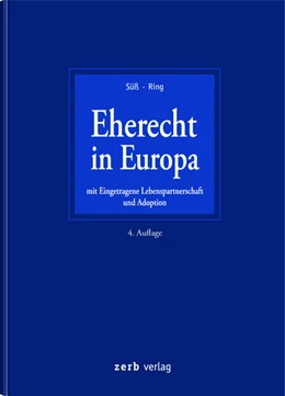 Abbildung von Süß / Ring | Eherecht in Europa | 4. Auflage | 2020 | beck-shop.de