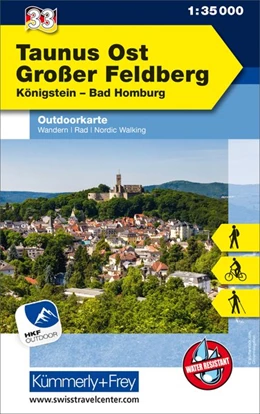 Abbildung von KuF Deutschland Outdoorkarte 33 Taunus Ost, Großer Feldberg 1 : 35.000 | 2. Auflage | 2020 | beck-shop.de