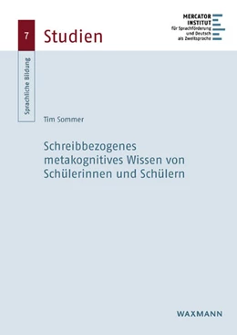 Abbildung von Sommer | Schreibbezogenes metakognitives Wissen von Schülerinnen und Schülern | 1. Auflage | 2020 | 7 | beck-shop.de