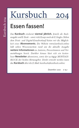 Abbildung von Felixberger / Nassehi | Kursbuch 204 | 1. Auflage | 2020 | beck-shop.de