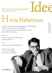 Cover: , Zeitschrift für Ideengeschichte Heft XV/3 Herbst 2021