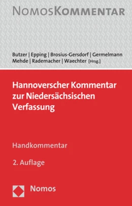 Abbildung von Butzer / Epping | Hannoverscher Kommentar zur Niedersächsischen Verfassung | 2. Auflage | 2021 | beck-shop.de