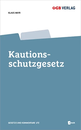 Abbildung von Mayr | Kautionsschutzgesetz | 1. Auflage | 2020 | 172 | beck-shop.de