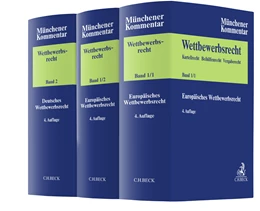 Abbildung von Münchener Kommentar zum Wettbewerbsrecht: Band 1/1 und 1/2: Europäisches Wettbewerbsrecht / Band 2: Deutsches Wettbewerbsrecht. Gesetz gegen Wettbewerbsbeschränkungen (GWB) §§ 1-96, 185, 186
 | 4. Auflage | | beck-shop.de