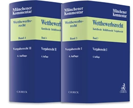 Abbildung von Münchener Kommentar zum Wettbewerbsrecht: Band 3: Vergaberecht I / Band 4: Vergaberecht II
 | 4. Auflage | 2022 | beck-shop.de