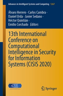 Abbildung von Herrero / Cambra | 13th International Conference on Computational Intelligence in Security for Information Systems (CISIS 2020) | 1. Auflage | 2020 | beck-shop.de