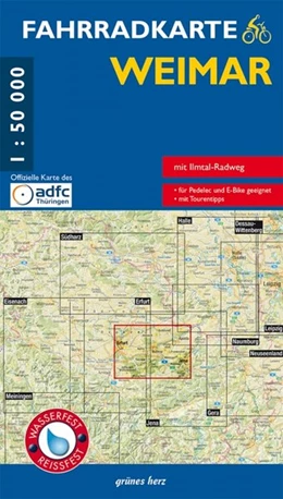 Abbildung von Fahrradkarte Weimar 1 : 50 000 | 1. Auflage | 2020 | beck-shop.de
