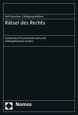 Abbildung von Gröschner / Mölkner | Rätsel des Rechts | 1. Auflage | 2020 | beck-shop.de