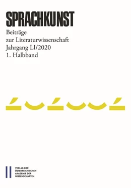 Abbildung von Sprachkunst. Beiträge zur Literaturwissenschaft / Sprachkunst 51/2020 1. Halbband | 1. Auflage | 2020 | beck-shop.de