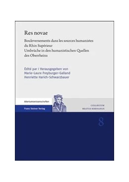 Abbildung von Freyburger-Galland / Harich-Schwarzbauer | Res novae | 1. Auflage | 2020 | beck-shop.de