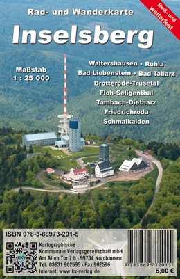 Abbildung von Kartographische Kommunale Verlagsgesellschaft mbH | Inselsberg 1 : 25 000 | 5. Auflage | 2020 | beck-shop.de