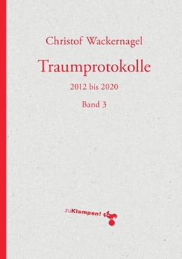 Abbildung von Wackernagel | Traumprotokolle | 1. Auflage | 2020 | beck-shop.de