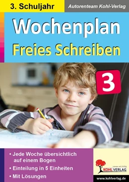 Abbildung von Müller | Wochenplan Freies Schreiben / Klasse 3 | 1. Auflage | 2021 | beck-shop.de