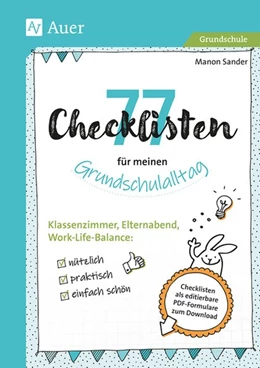 Abbildung von Sander | 77 Checklisten für meinen Grundschulalltag | 1. Auflage | 2020 | beck-shop.de