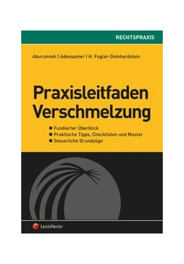 Abbildung von Aburumieh / Adensamer | Praxisleitfaden Verschmelzung | 1. Auflage | 2015 | beck-shop.de