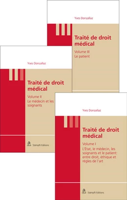Abbildung von Donzallaz | Paquet: Traité de droit médical Vol I, Vol II et Vol III | 1. Auflage | 2021 | beck-shop.de