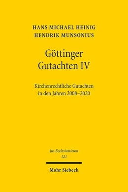 Abbildung von Heinig / Munsonius | Göttinger Gutachten IV | 1. Auflage | 2021 | 121 | beck-shop.de