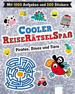 Abbildung von Cooler Reiserätselspaß. Piraten, Dinos und Tiere (Mit 1.000 Aufgaben und 500 Stickern) | 1. Auflage | 2021 | beck-shop.de
