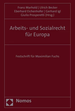Abbildung von Marhold / Becker | Arbeits- und Sozialrecht für Europa | 1. Auflage | 2020 | beck-shop.de