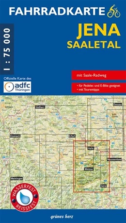 Abbildung von Fahrradkarte Jena - Saaletal 1:75 000 | 4. Auflage | 2020 | beck-shop.de
