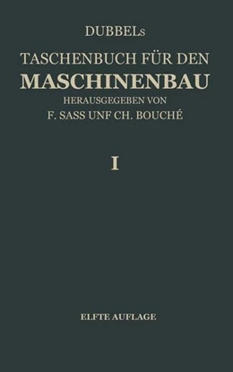 Abbildung von Sass / Bouche | Dubbel: Taschenbuch für den Maschinenbau | 11. Auflage | 2019 | beck-shop.de