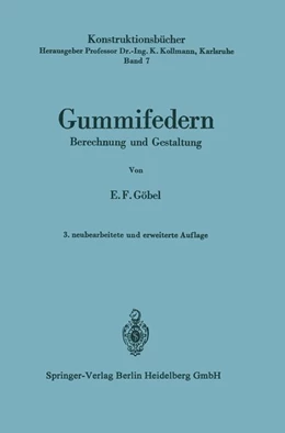 Abbildung von Kollmann / Göbel | Gummifedern | 3. Auflage | 2013 | beck-shop.de