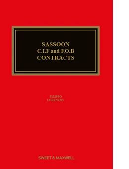 Abbildung von Lorenzon / Baatz | Sassoon on CIF and FOB Contracts | 7. Auflage | 2020 | beck-shop.de