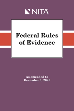Abbildung von Federal Rules of Evidence | 1. Auflage | 2020 | beck-shop.de