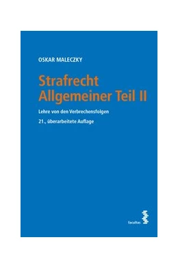 Abbildung von Maleczky | Strafrecht Allgemeiner Teil II | 21. Auflage | 2022 | beck-shop.de