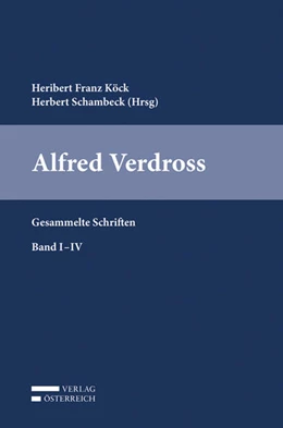 Abbildung von Köck / Schambeck | Alfred Verdross | 1. Auflage | 2019 | beck-shop.de