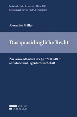 Abbildung von Müller | Das quasidingliche Recht | 1. Auflage | 2019 | 280 | beck-shop.de