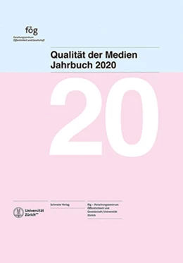 Abbildung von Jahrbuch Qualität der Medien 2020 | 1. Auflage | 2020 | 2020 | beck-shop.de