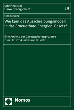 Abbildung von Messing | Wie kam das Ausschreibungsmodell in das Erneuerbare-Energien-Gesetz? | 1. Auflage | 2020 | 29 | beck-shop.de