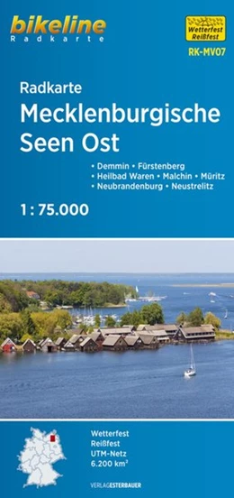 Abbildung von Esterbauer Verlag | Radkarte Mecklenburgische Seen Ost 1:75.000 (RK-MV07) | 3. Auflage | 2021 | beck-shop.de