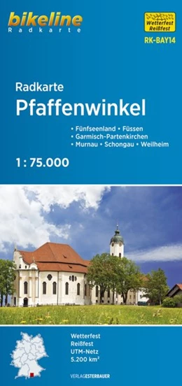 Abbildung von Verlag | Radkarte Pfaffenwinkel 1:75.000 (RK-BAY14) | 3. Auflage | 2021 | beck-shop.de