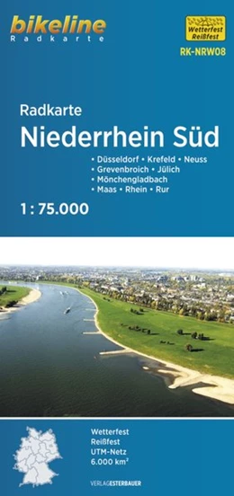 Abbildung von Verlag | Radkarte Niederrhein Süd 1:75.000 (RK-NRW08) | 2. Auflage | 2023 | beck-shop.de