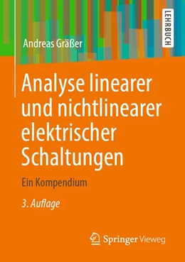 Abbildung von Gräßer | Analyse linearer und nichtlinearer elektrischer Schaltungen | 3. Auflage | 2020 | beck-shop.de