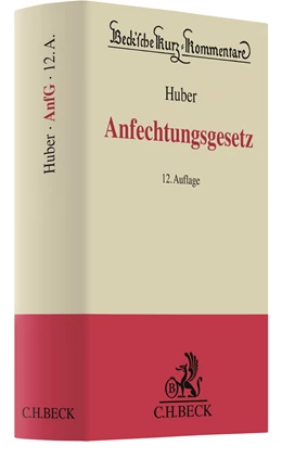 Abbildung von Huber | Anfechtungsgesetz (AnfG) | 12. Auflage | 2021 | Band 29 | beck-shop.de