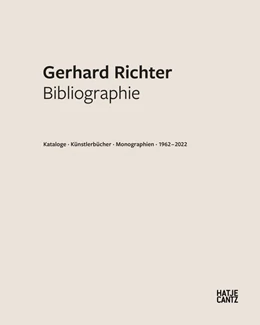 Abbildung von Miess | Gerhard Richter. Bibliographie: Kataloge · Künstlerbücher · Monographien · 1962–2022 | 1. Auflage | 2023 | beck-shop.de