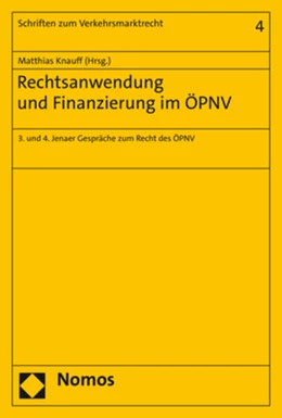 Abbildung von Knauff | Rechtsanwendung und Finanzierung im ÖPNV | 1. Auflage | 2020 | 4 | beck-shop.de