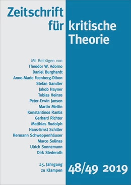 Abbildung von Kramer / Schweppenhäuser | Zeitschrift für kritische Theorie, Heft 48/49 | 1. Auflage | 2020 | beck-shop.de