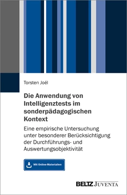 Abbildung von Joél | Die Anwendung von Intelligenztests im sonderpädagogischen Kontext | 1. Auflage | 2021 | beck-shop.de