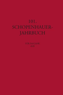 Abbildung von Koßler / Birnbacher | 101. Schopenhauer Jahrbuch | 1. Auflage | 2020 | beck-shop.de